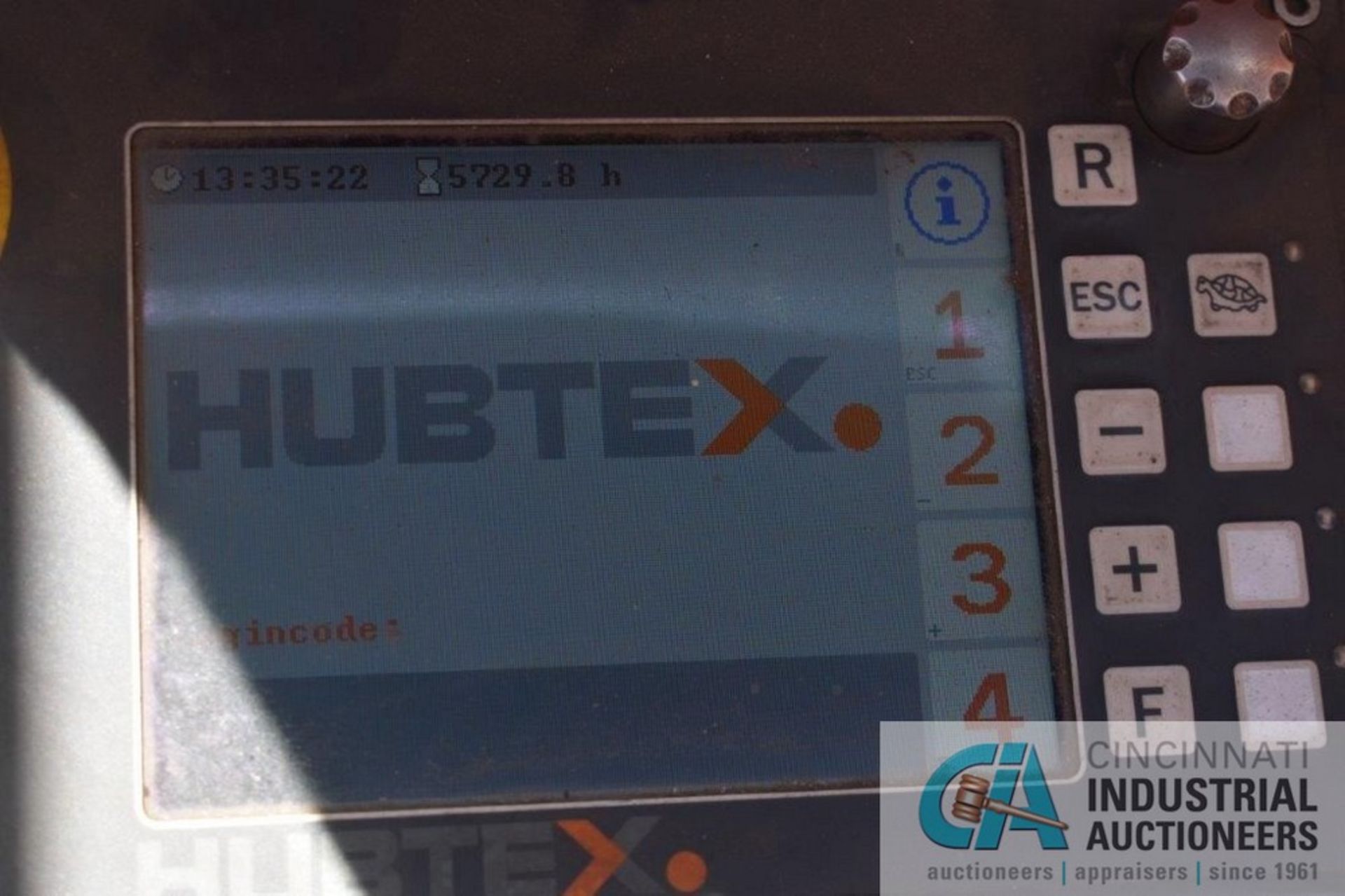 ****2014 Hubtex 10,000 Lb. (4,500 Kg.) Model MSU 45 Multi-Directional Electric Sideloader - Image 6 of 14