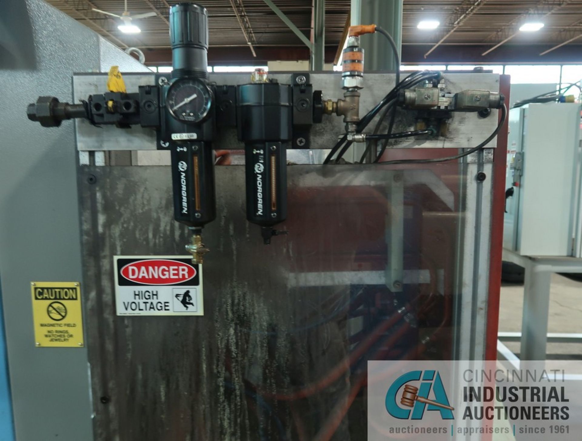 100 KW THERMATOOL RADYNE MODEL CFM3-1006460 INDUCTION HEATER; S/N 2778, 2-STATION HEAT STATION AND - Image 10 of 16