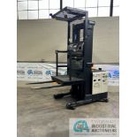2016 CROWN MODEL SP3500 SERIES STAND-UP ELECTRIC ORDER PICKER; S/N 1A459472, 10,966 HOURS SHOWING,