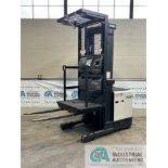 2016 CROWN MODEL SP3500 SERIES STAND-UP ELECTRIC ORDER PICKER; S/N 1A468195, 1,700 HOURS SHOWING,