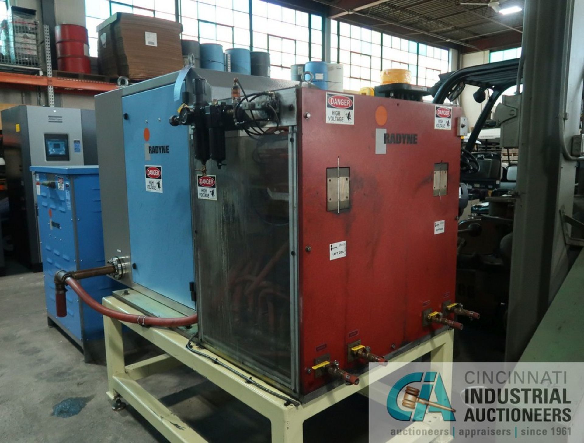 100 KW THERMATOOL RADYNE MODEL CFM3-1006460 INDUCTION HEATER; S/N 2778, 2-STATION HEAT STATION AND - Image 2 of 16