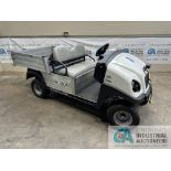 2016 CLUB CAR MODEL CARRYALL 550 ELECTRIC GOLF CART; S/N MM1610-627525, 45" X 48' X 10" DEEP DUMP