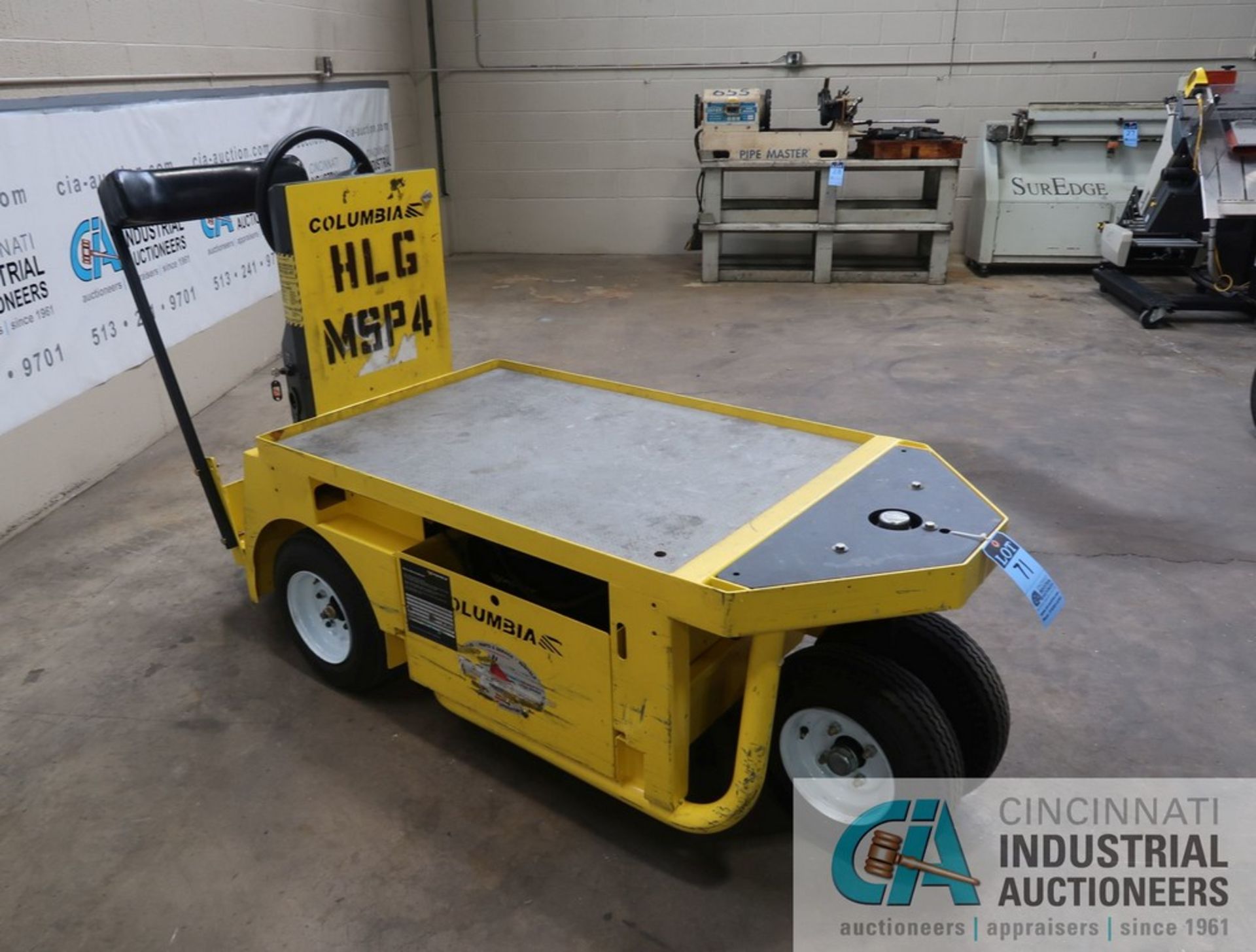 COLUMBIA MODEL IS-12-24 STOCKCHASER STAND-UP ELECTRIC MAINTENANCE CART; S/N 12SE2-3ZR0189, WITH - Image 2 of 16