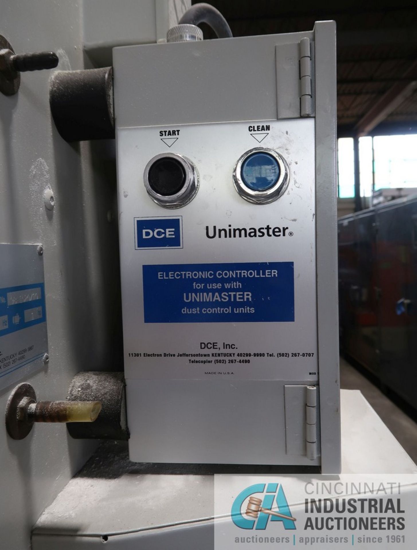1 HP DCE UNIMASTER MODEL UMA73G1AD DUST COLLECTOR; S/N 98-1520/10 - From eyeglass lense - Image 3 of 4