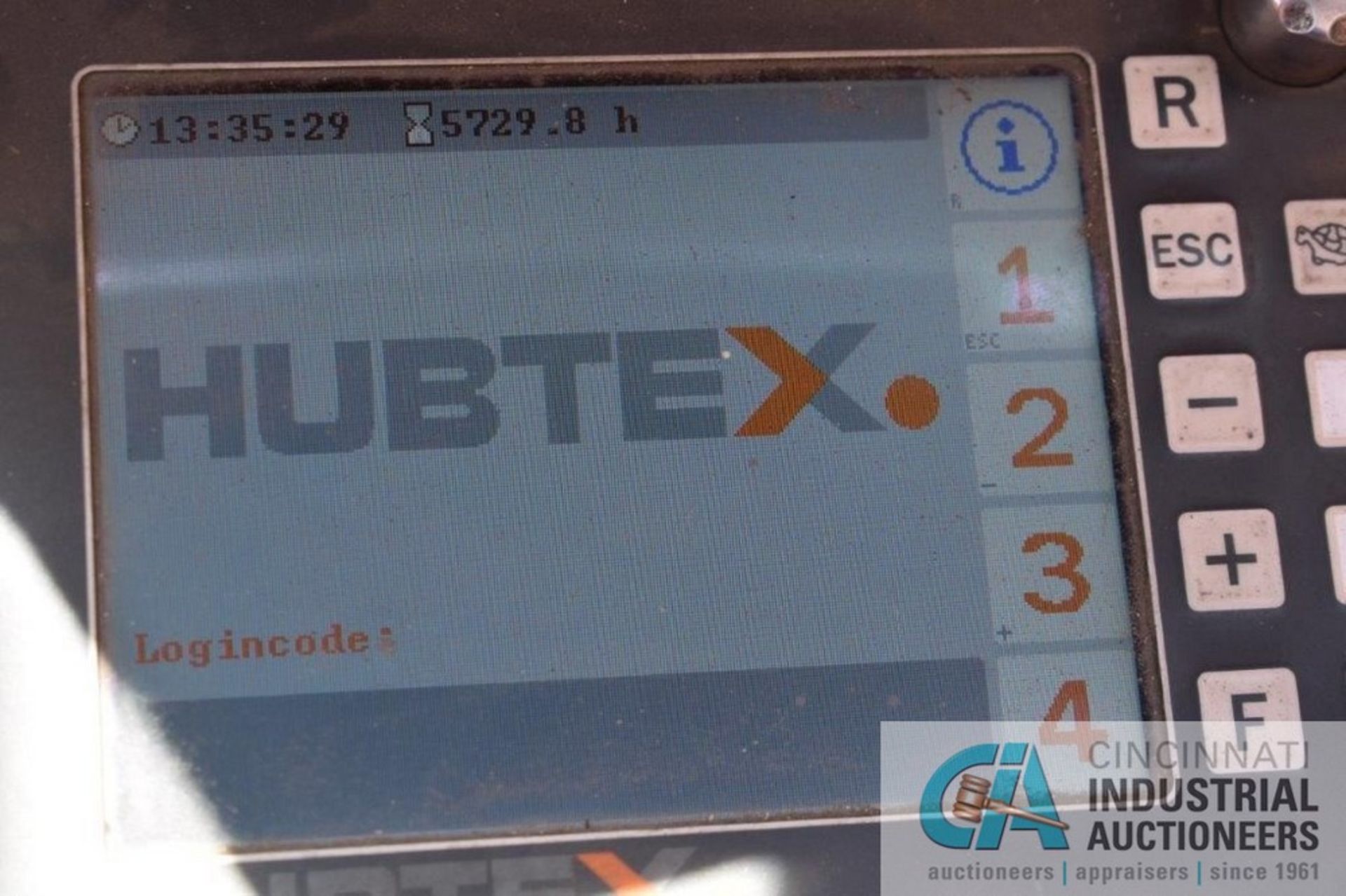 ****2014 Hubtex 10,000 Lb. (4,500 Kg.) Model MSU 45 Multi-Directional Electric Sideloader - Image 7 of 14