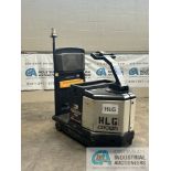 2016 CROWN MODEL TR4500 SERIES STAND-UP ELECTRIC TUGGER; S/N 10011756, 24-VOLT, 2,642 HOURS SHOWING,