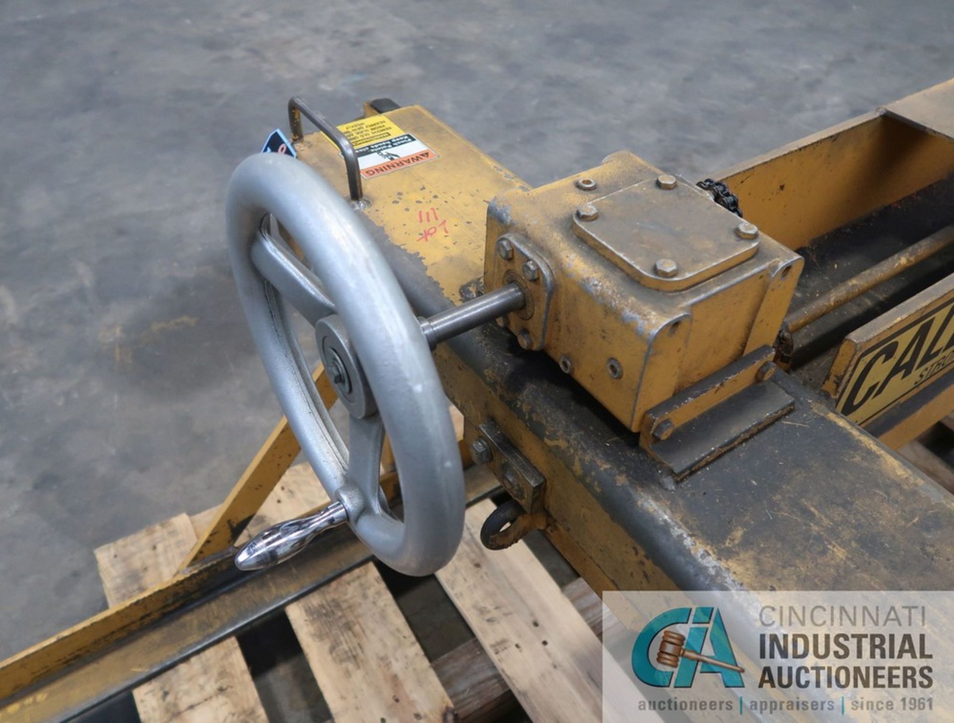 3 TON CAPACITY CALDWELL MODEL 60S-3-60 CRANE SHEET LIFTER; S/N 10-32061 - Image 3 of 5