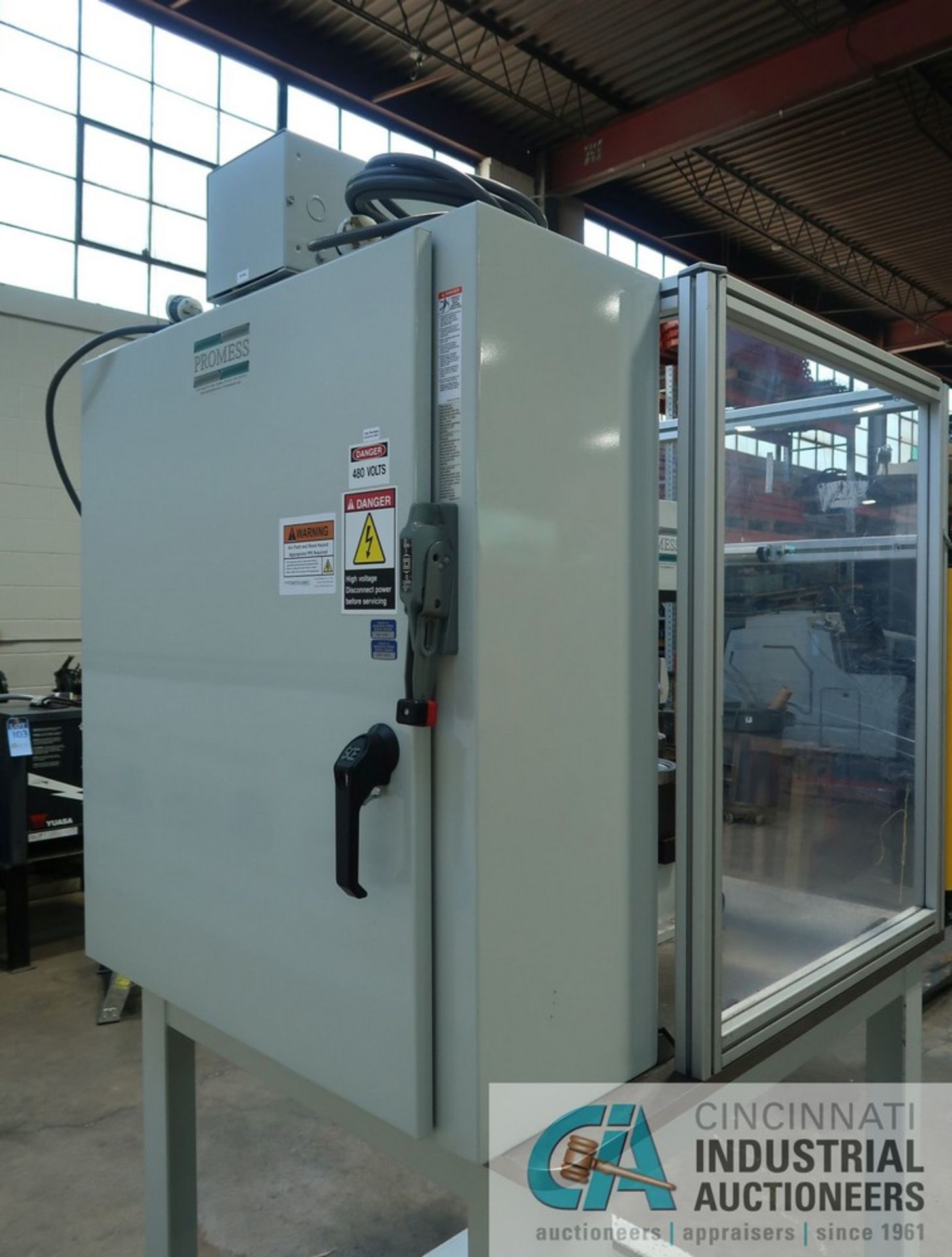 PROMESS MODEL 8/200/200 SERVO LOAD TEST PRESS; S/N 48302, P/N 9002012390 (NEW 2017), 3-1/2" RAM - Image 8 of 15