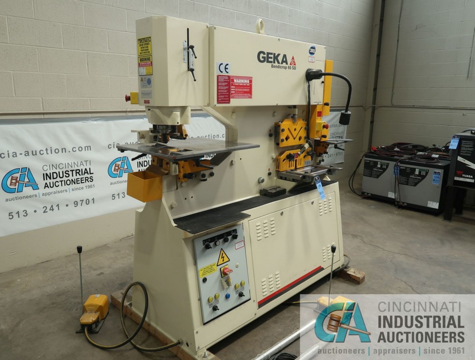 2017 GEKA MODEL BENDICROP 60SD HYDRAULIC IRONWORKER - New never put in service; S/N 168718 (NEW - Image 4 of 16