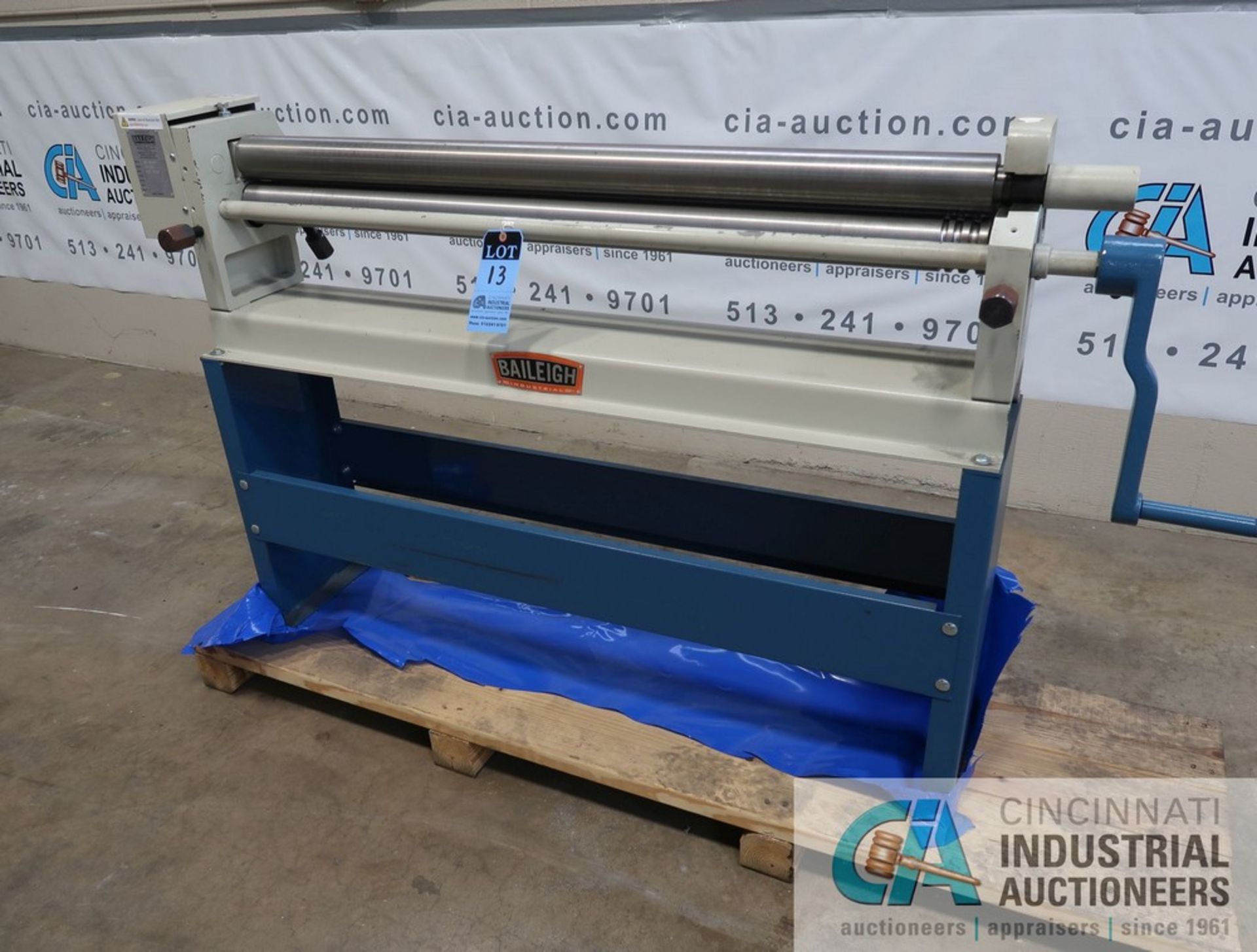 16-GA. X 50" BAILEIGH MODEL SR-5016M MANUAL SLIP ROLL MACHINE; S/N 081735 (NEW 9-2018) - Like new, - Image 2 of 5