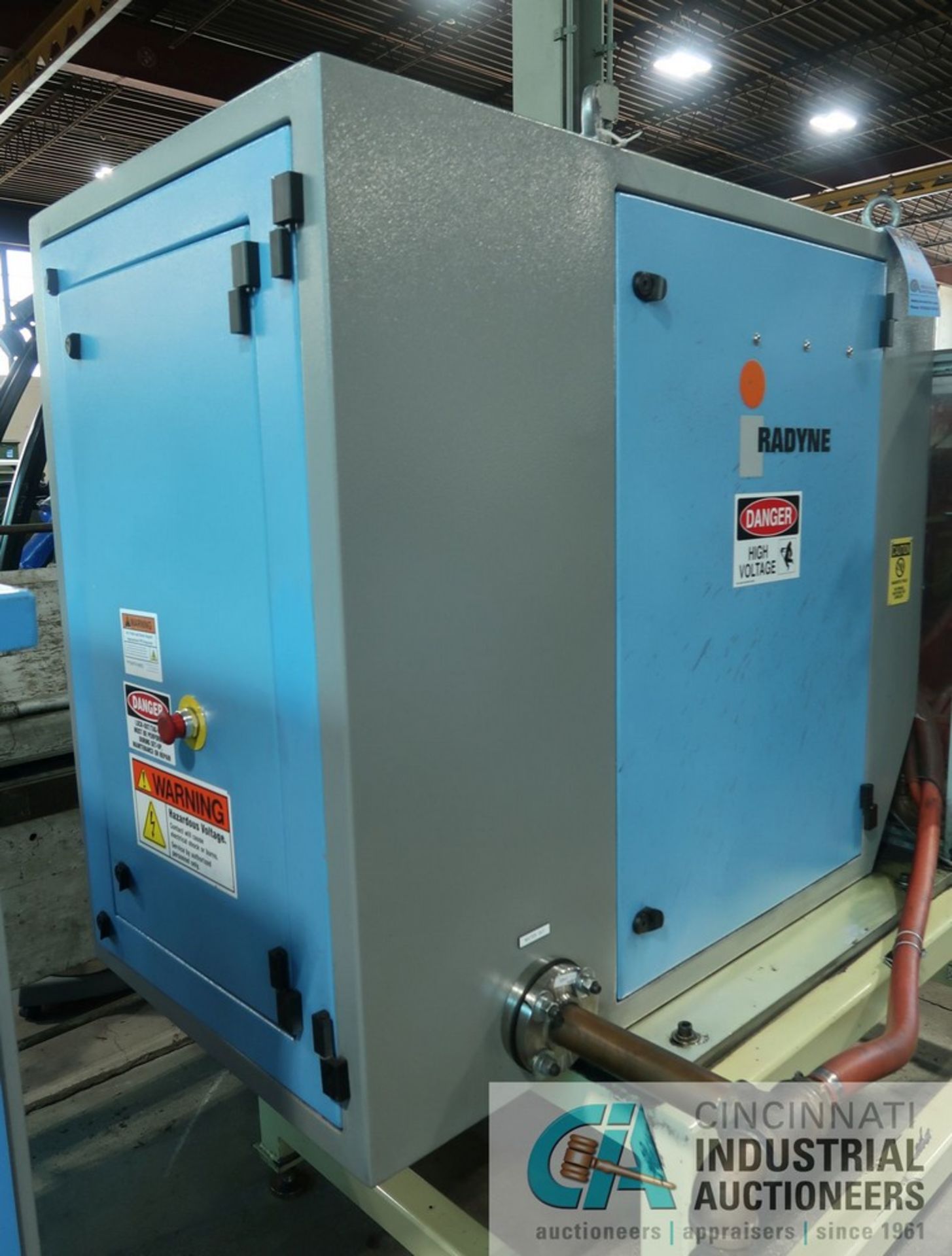 100 KW THERMATOOL RADYNE MODEL CFM3-1006460 INDUCTION HEATER; S/N 2778, 2-STATION HEAT STATION AND - Image 12 of 16