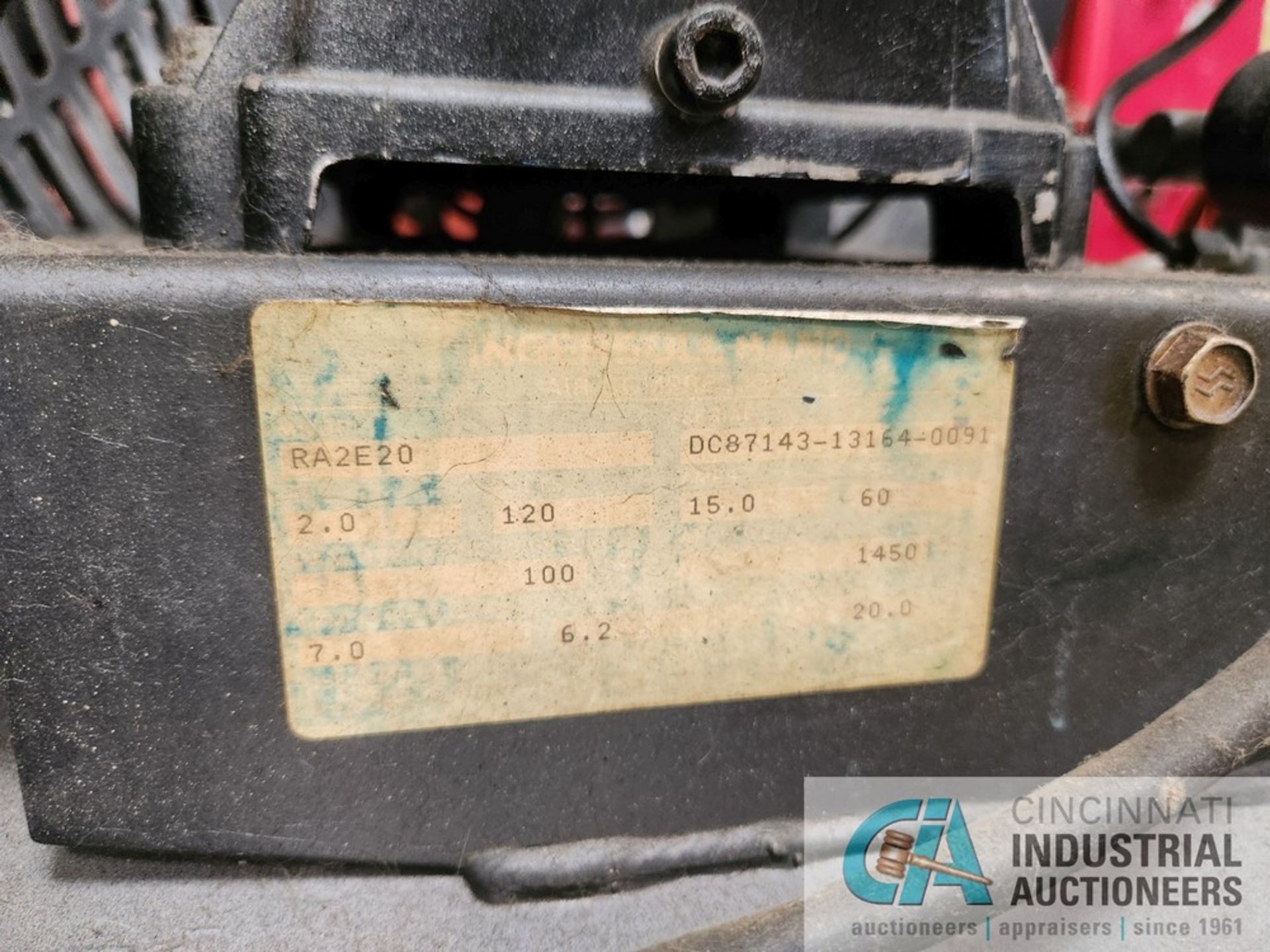 2 HP RAND 4000 AIR COMPRESSOR - Image 3 of 3