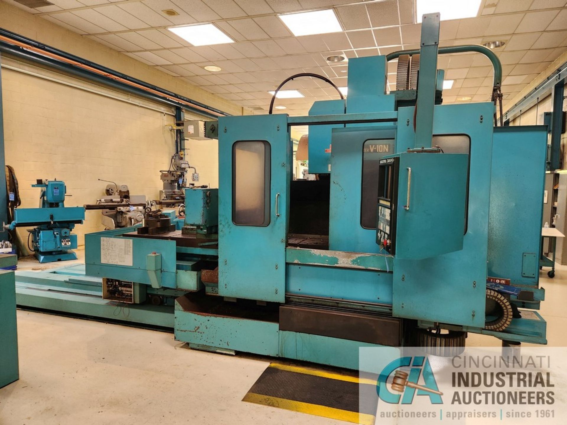 MAZAK MODEL POWER CENTER V-10N 4-PALLET CNC VERTICAL MACHINING CENTER; S/N 55188, MAZATROL CAM M-2