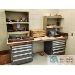 LISTA TYPE TOOLING CABINETS; 5-DRAWER & 6-DRAWER W/ 30" X 96" X 2-1/2" SOLID WOOD TOP / PLASTIC