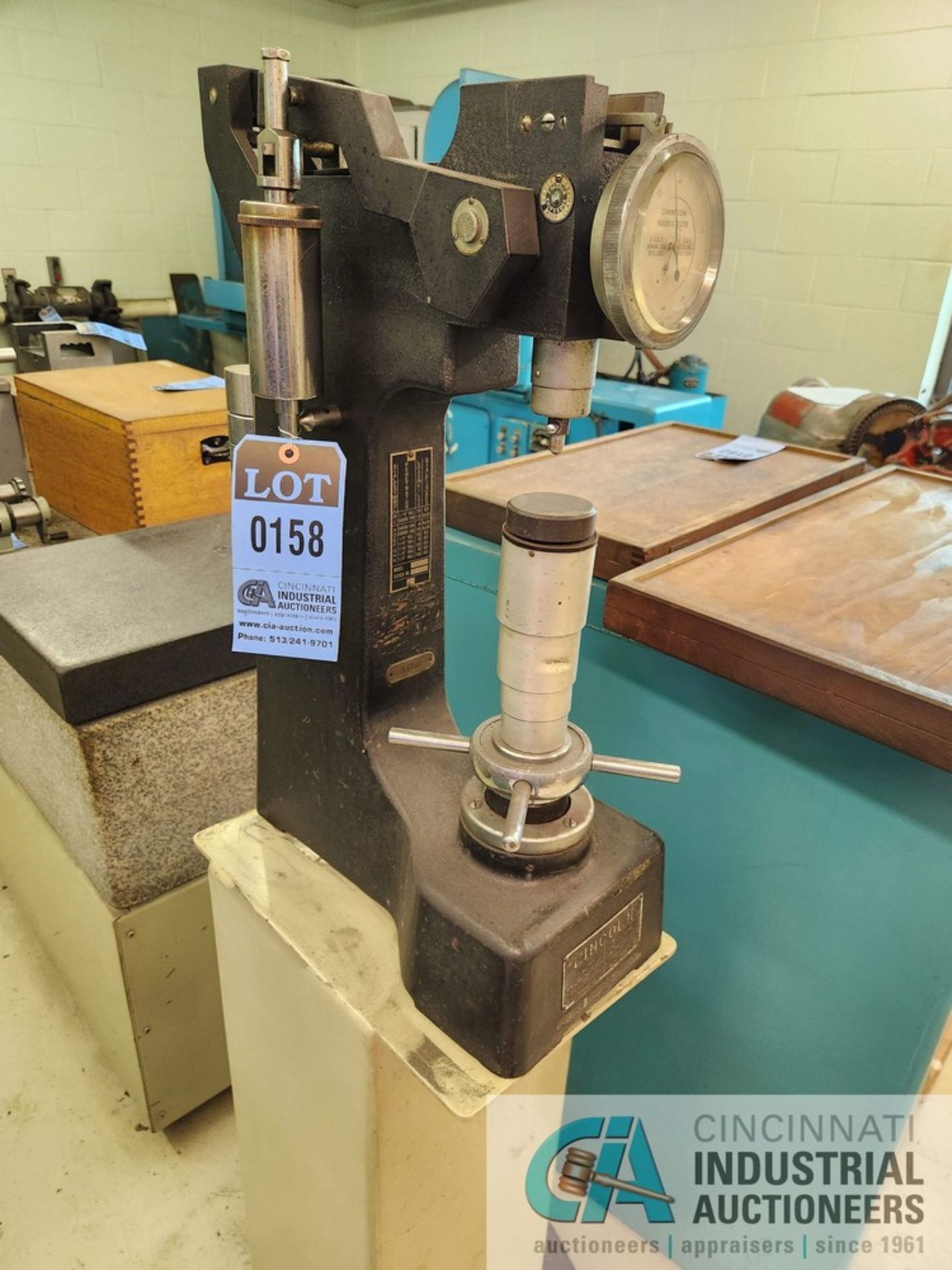 MODEL 3R HARDNESS TESTER W/ STAND