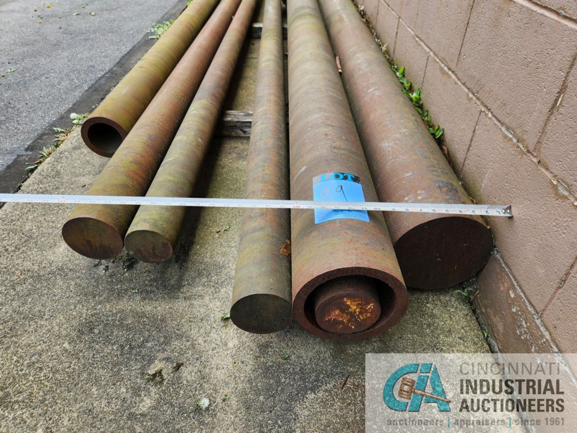 (LOT) STEEL BAR & H.D. PIPE STOCK (OUTSIDE) - Image 4 of 7