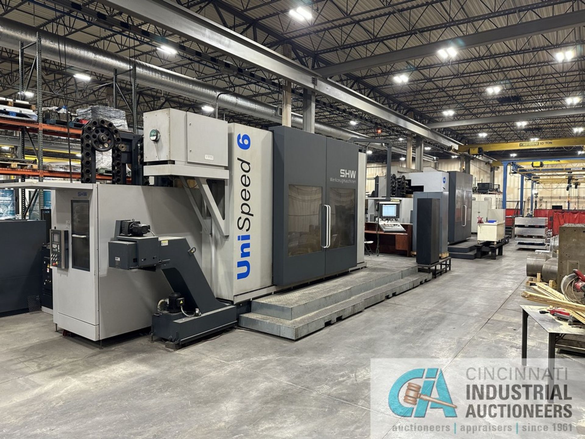 SHW Type US 6 CNC Horizontal Machining Centers; S/N 4212 (2014) 6-Axis Ram Type Horizontal/