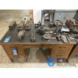 (LOT) MISC. MACHINE ACCESSORIES, TOOLING, VISES, TOOLHOLDER & OTHER RELATED ITEMS