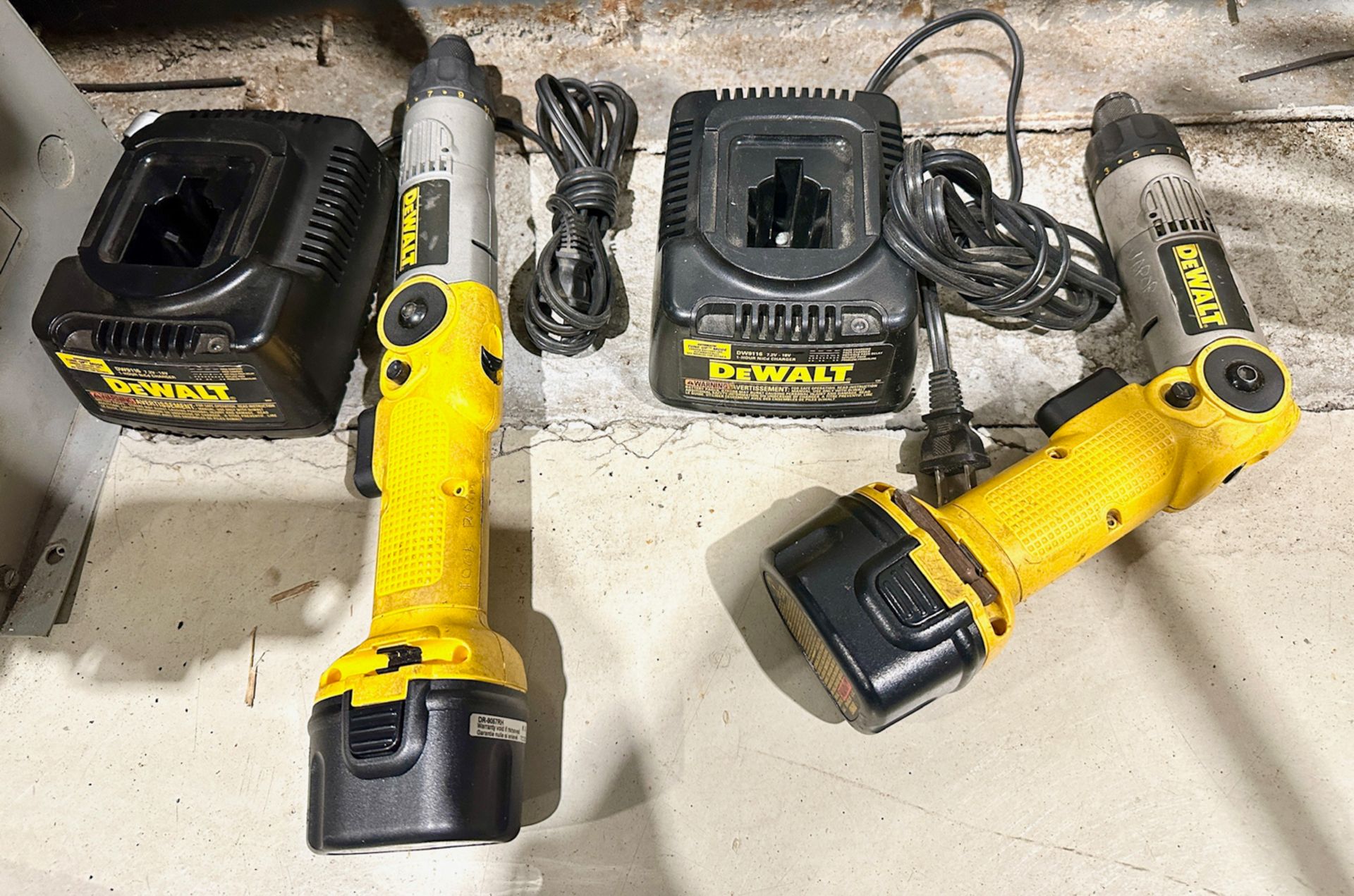 Lot of 2 Dewalt Cordless drills