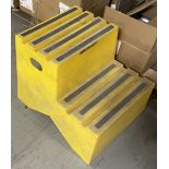 2-Step Poly Step Stool Yellow