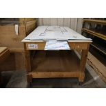 Work bench w/ material