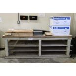 Work bench w/ packaging materials