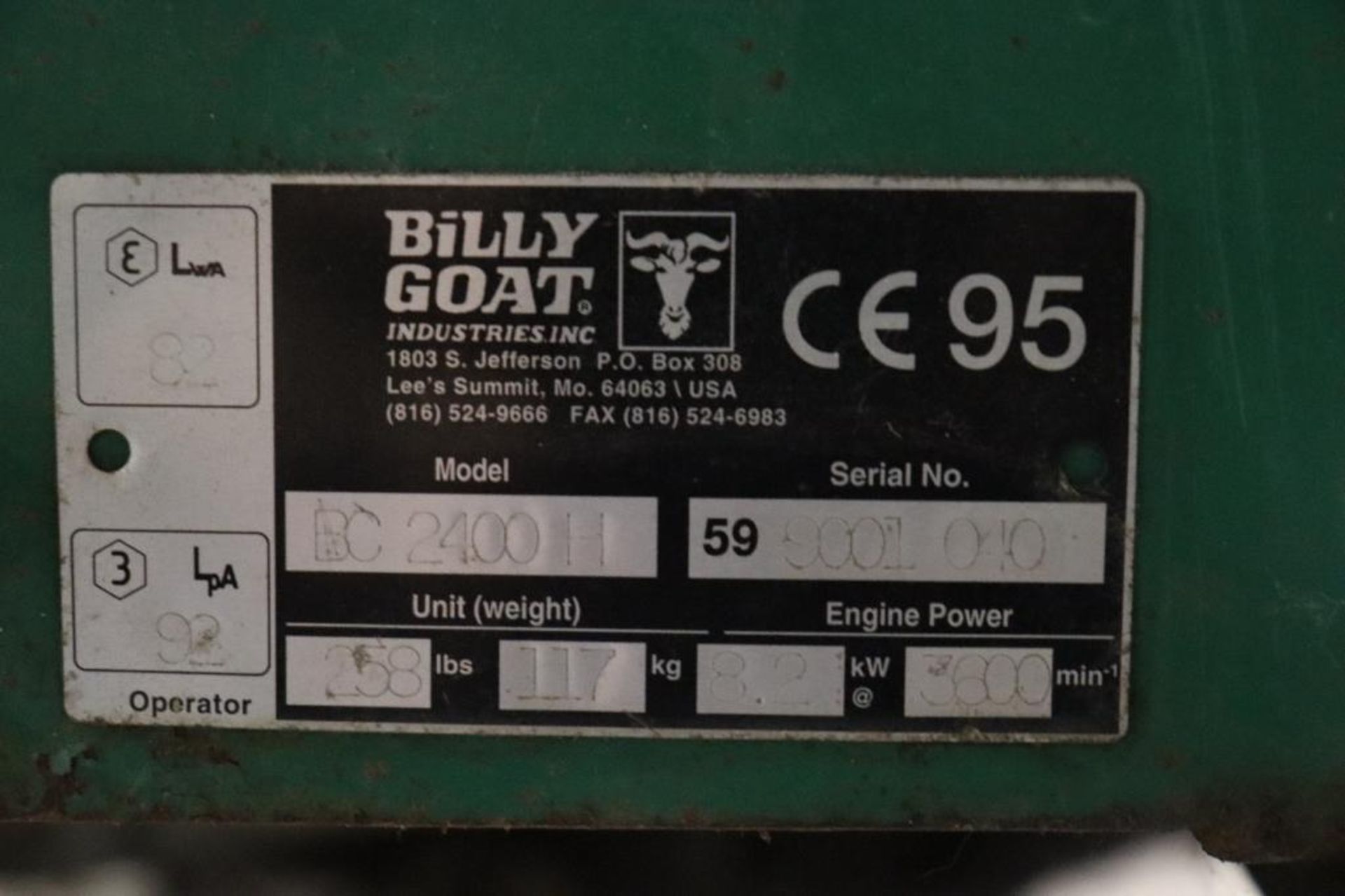 Billy goat brush cutter, needs repair - Image 8 of 8