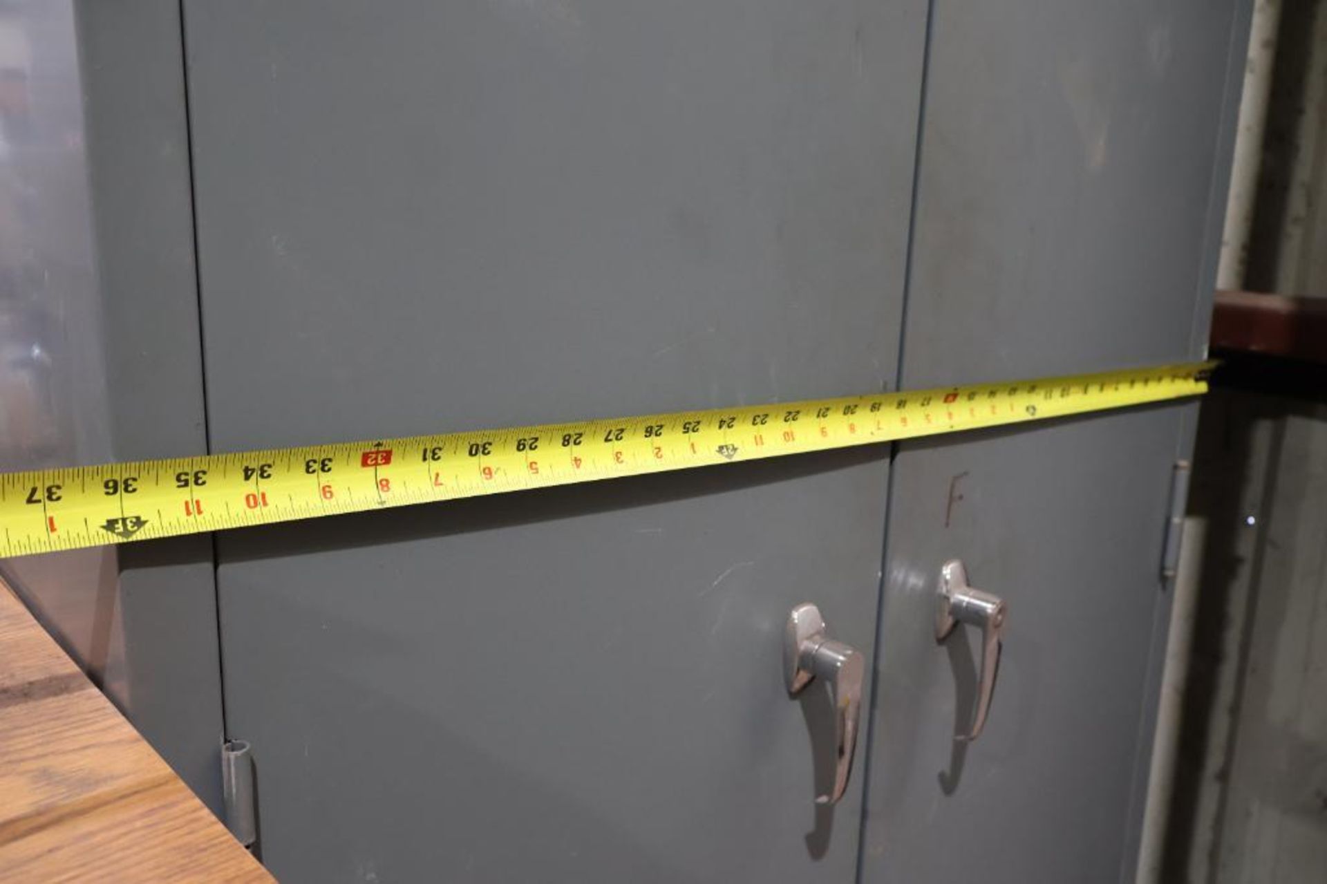 2 Door steel supply cabinet w/ contents - Image 4 of 11