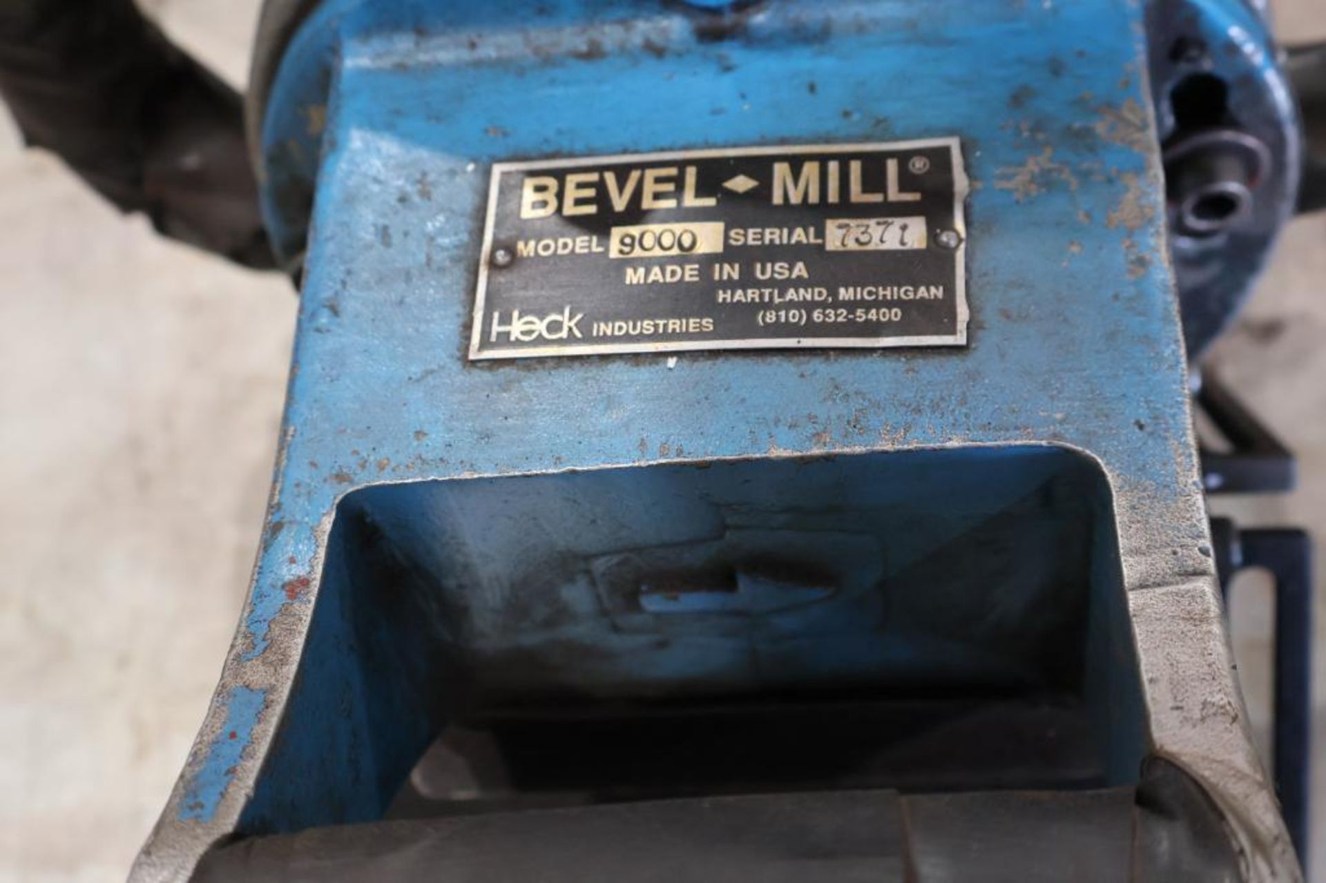 Heck Bevel Mill 9000 plate beveler - Image 2 of 6