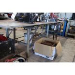 Aluminum plate table