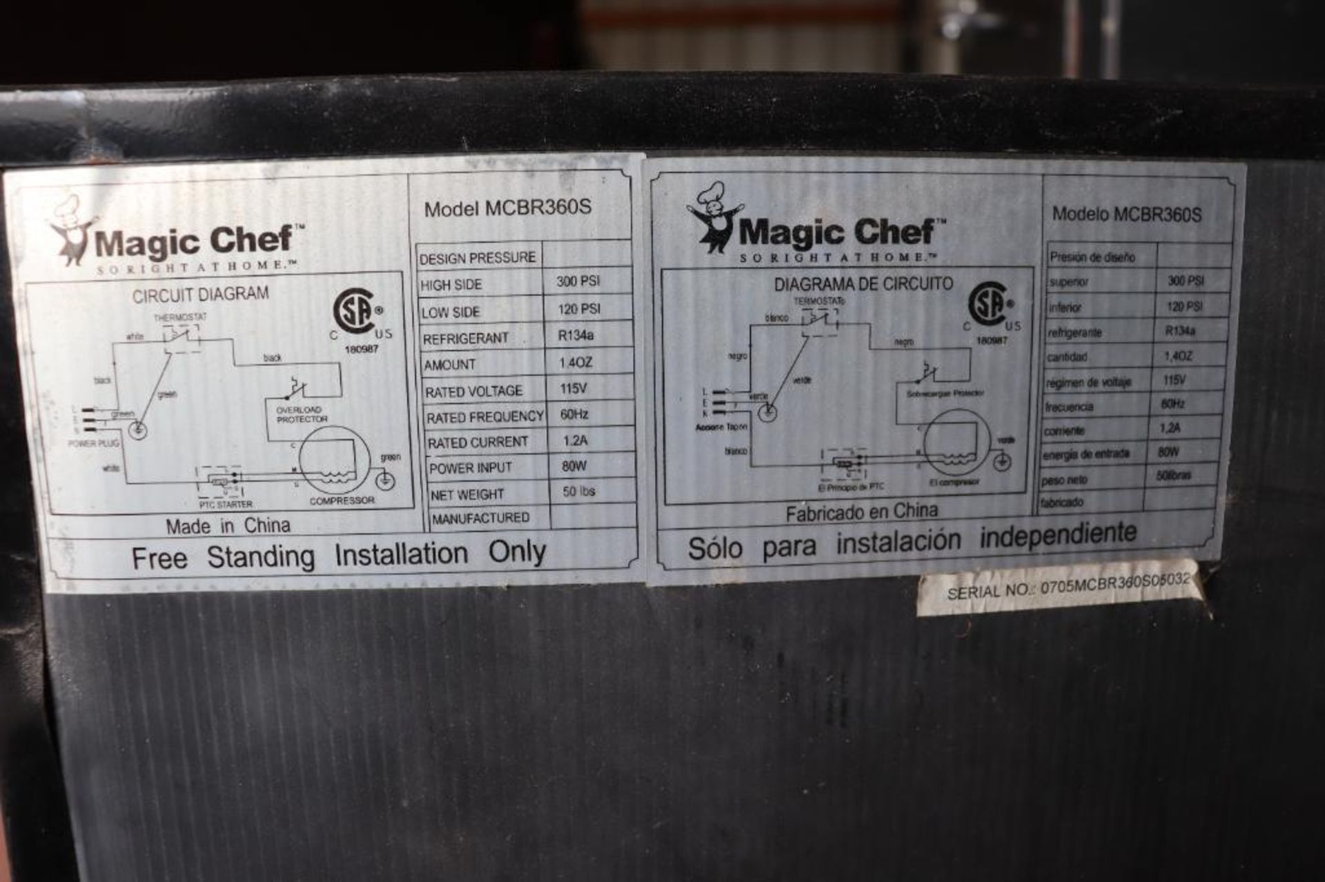 Magic Chef refrigerator - Image 6 of 6