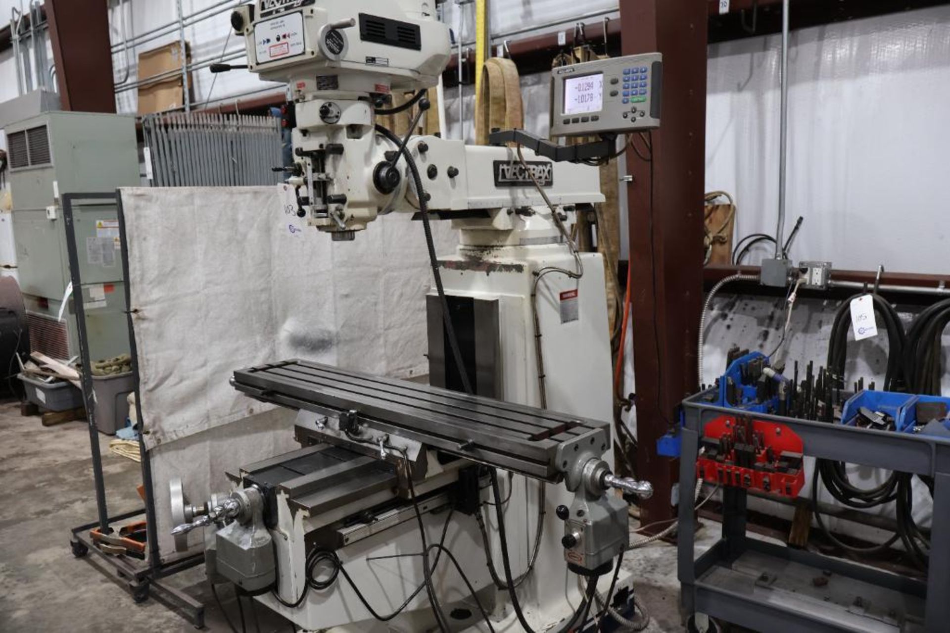 Vectrax 10" x 54" vertical milling machine - Image 2 of 20