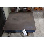 Steel surface plate