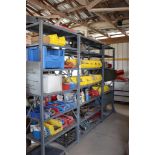 Adjustable shelving w/ supplies