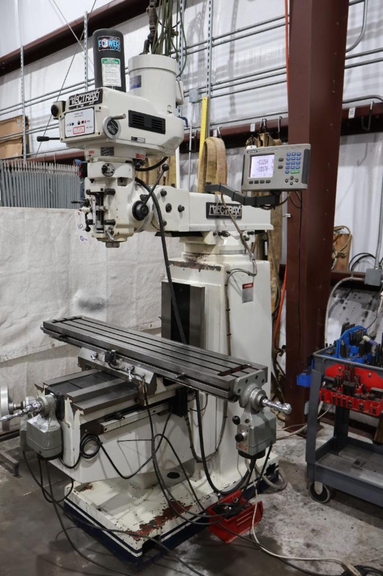 Vectrax 10" x 54" vertical milling machine