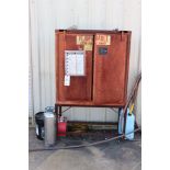 Flammable cabinet w/ gas cans