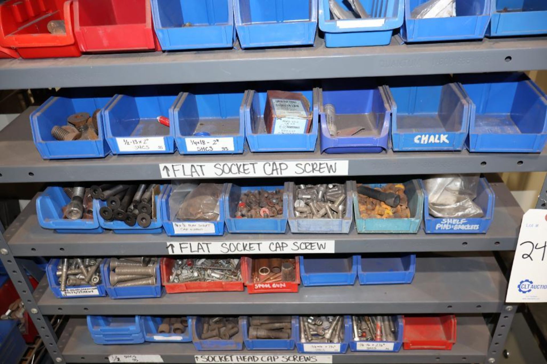 Shelf w/ hardware bins - Image 7 of 16