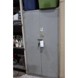 2 Door steel cabinet w/ PPE