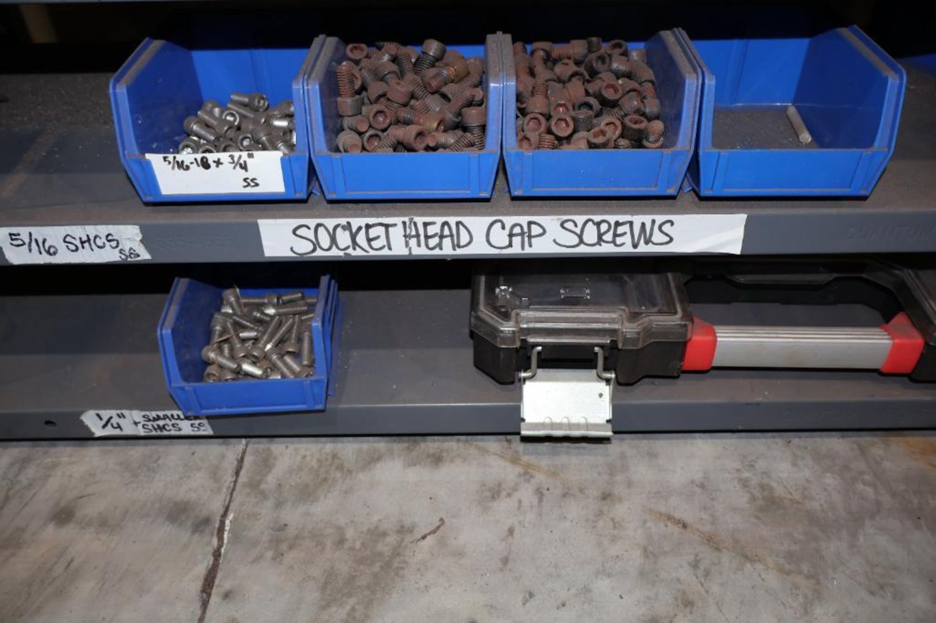 Shelf w/ hardware bins - Image 16 of 16