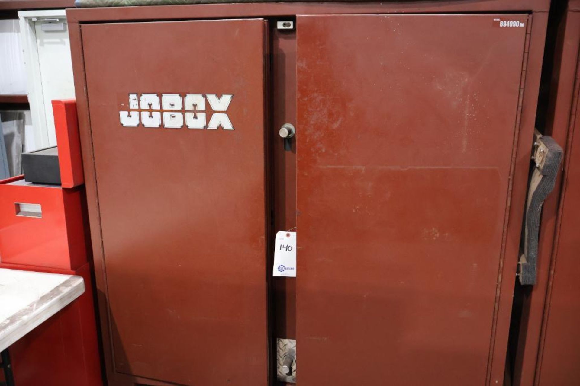 Jobox 694990ro 2 door jobsite box - Image 2 of 6