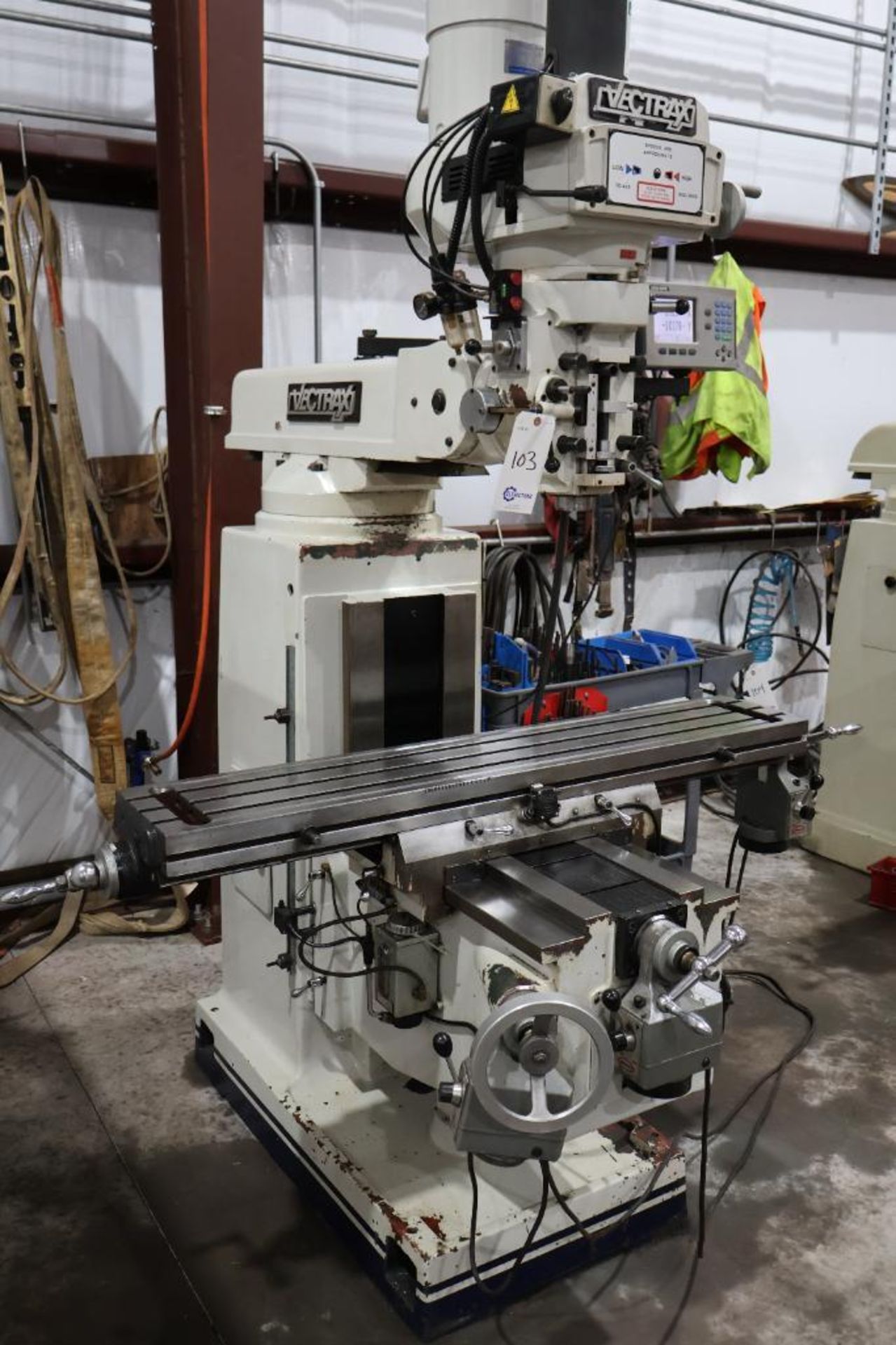 Vectrax 10" x 54" vertical milling machine - Image 3 of 20