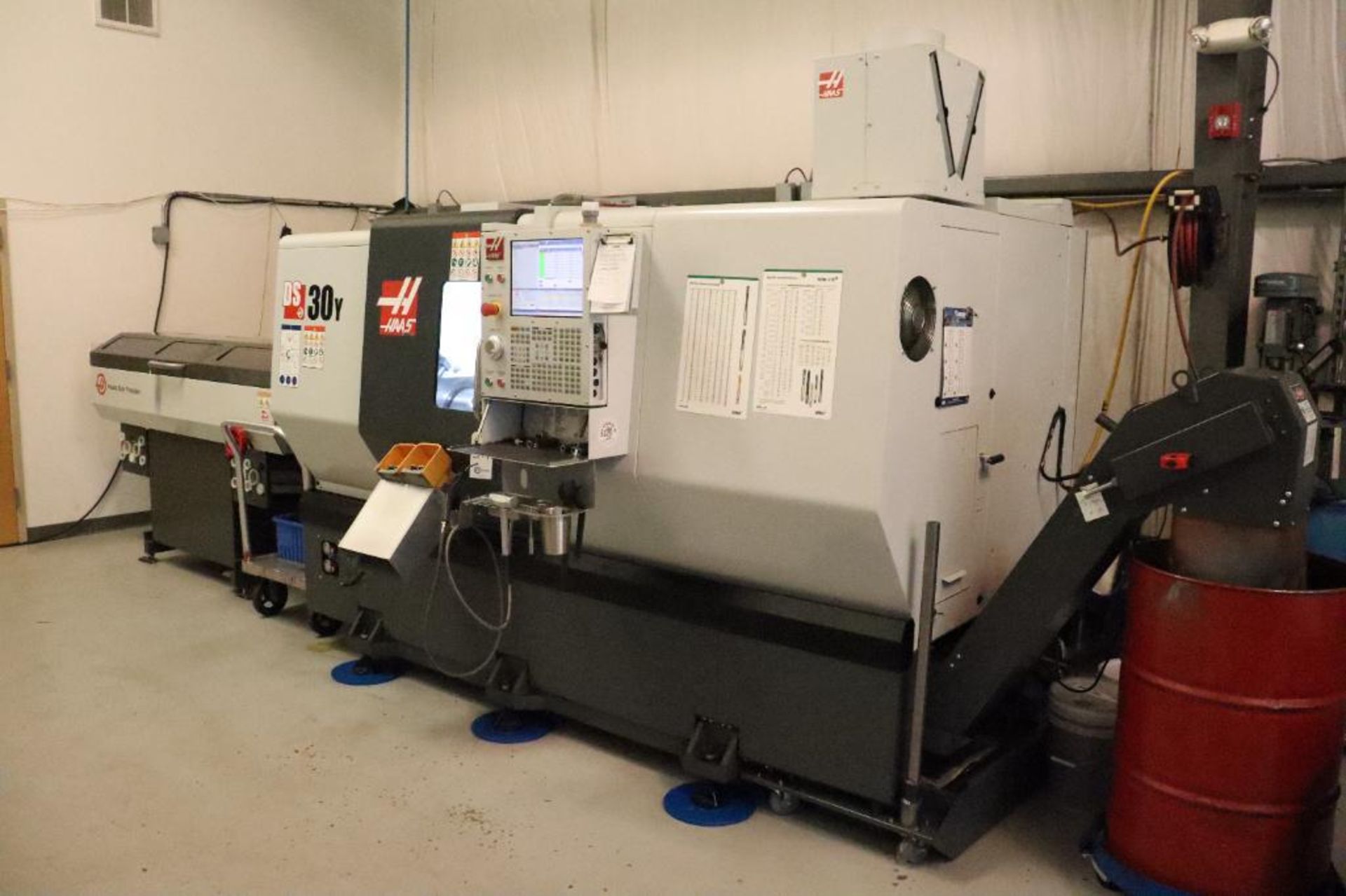 2021 Haas DS-30Y Dual Spindle Turning Center w/ bar feeder, Live tooling, Low hours! - Image 22 of 22