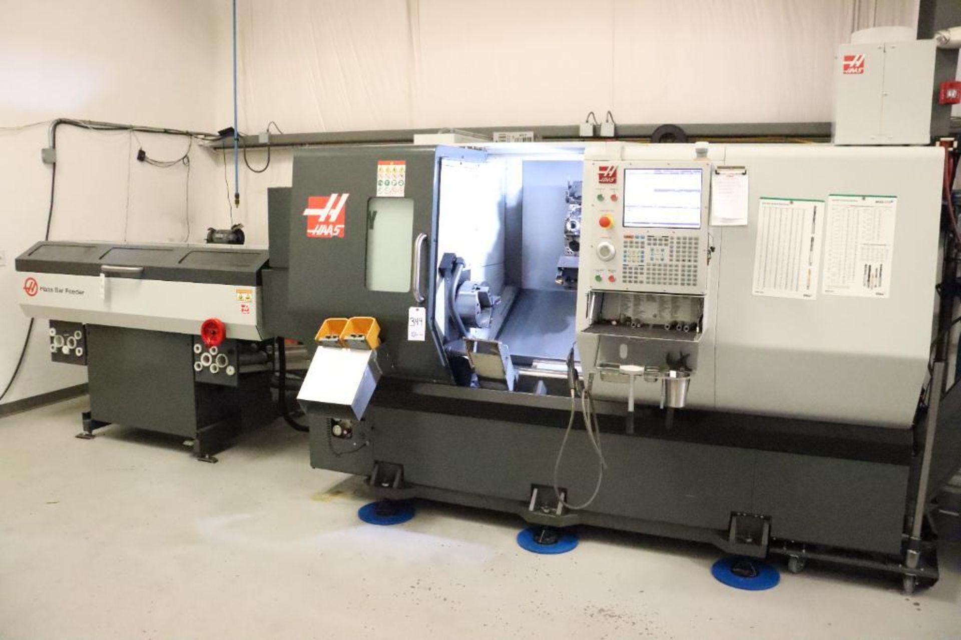 2021 Haas DS-30Y Dual Spindle Turning Center w/ bar feeder, Live tooling, Low hours! - Image 2 of 22