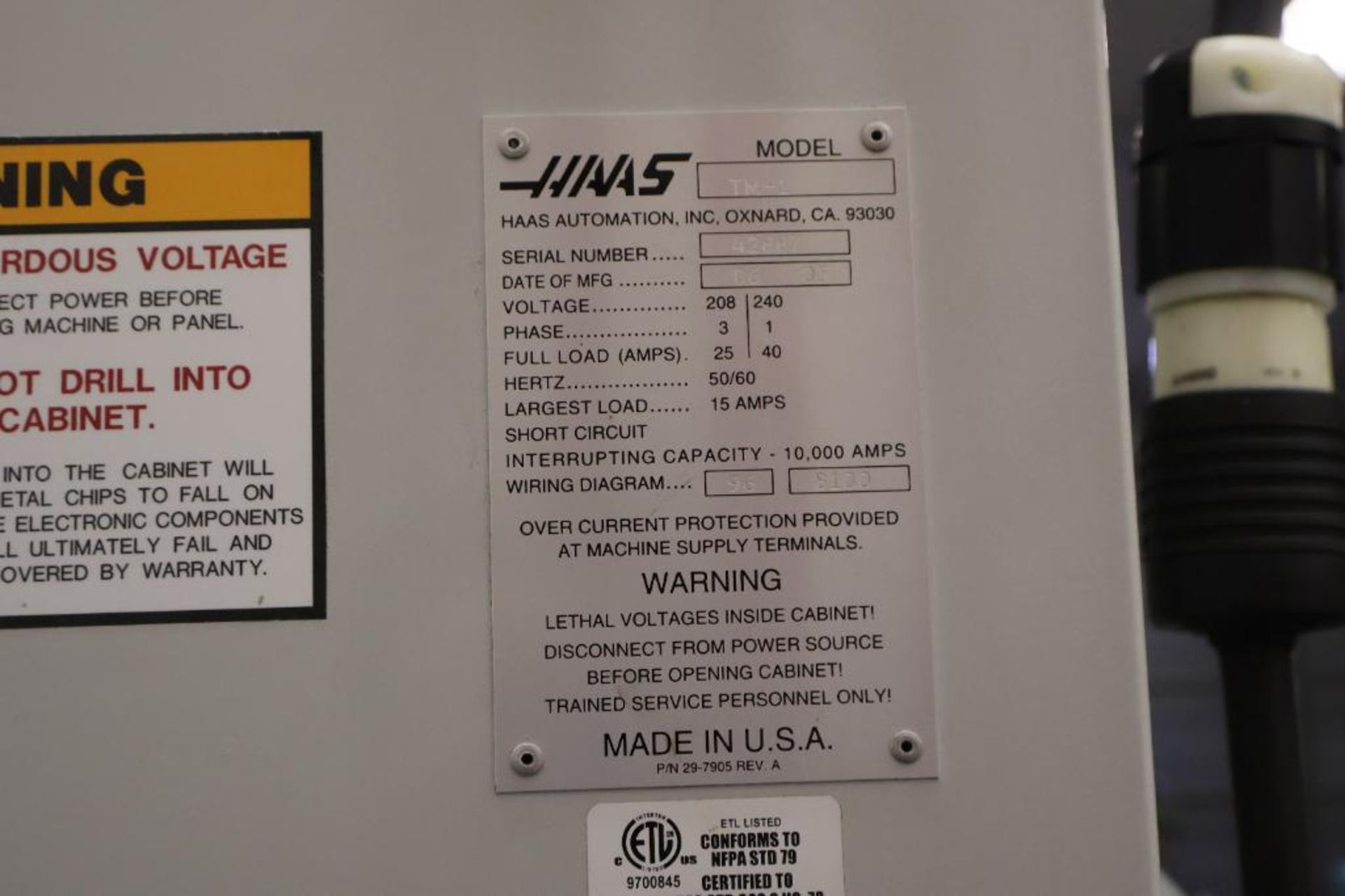 Haas TM-1 tool room milling machine - Image 17 of 23