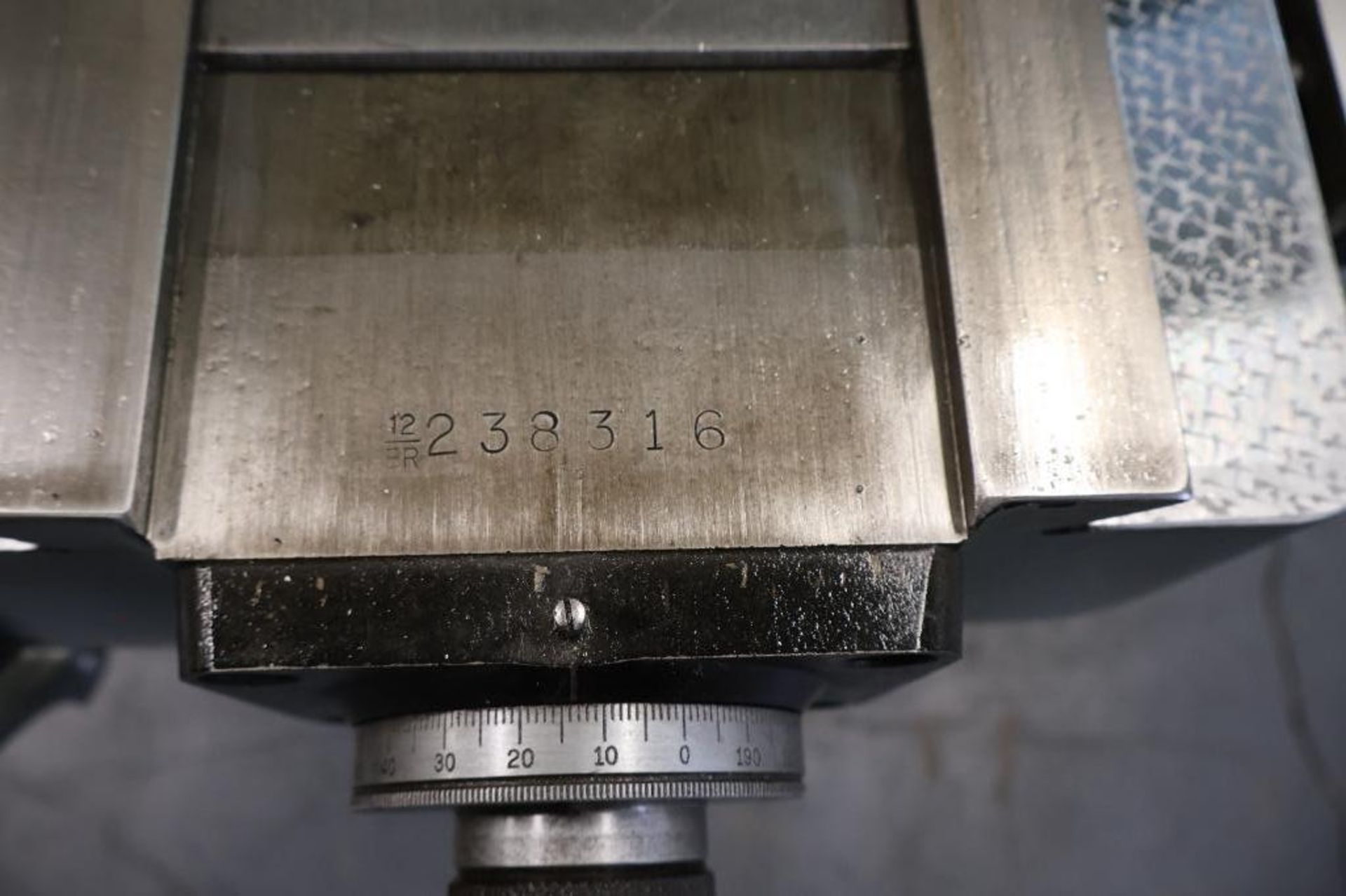 Bridgeport vertical milling machine w/ DRO, power feed - Image 7 of 18