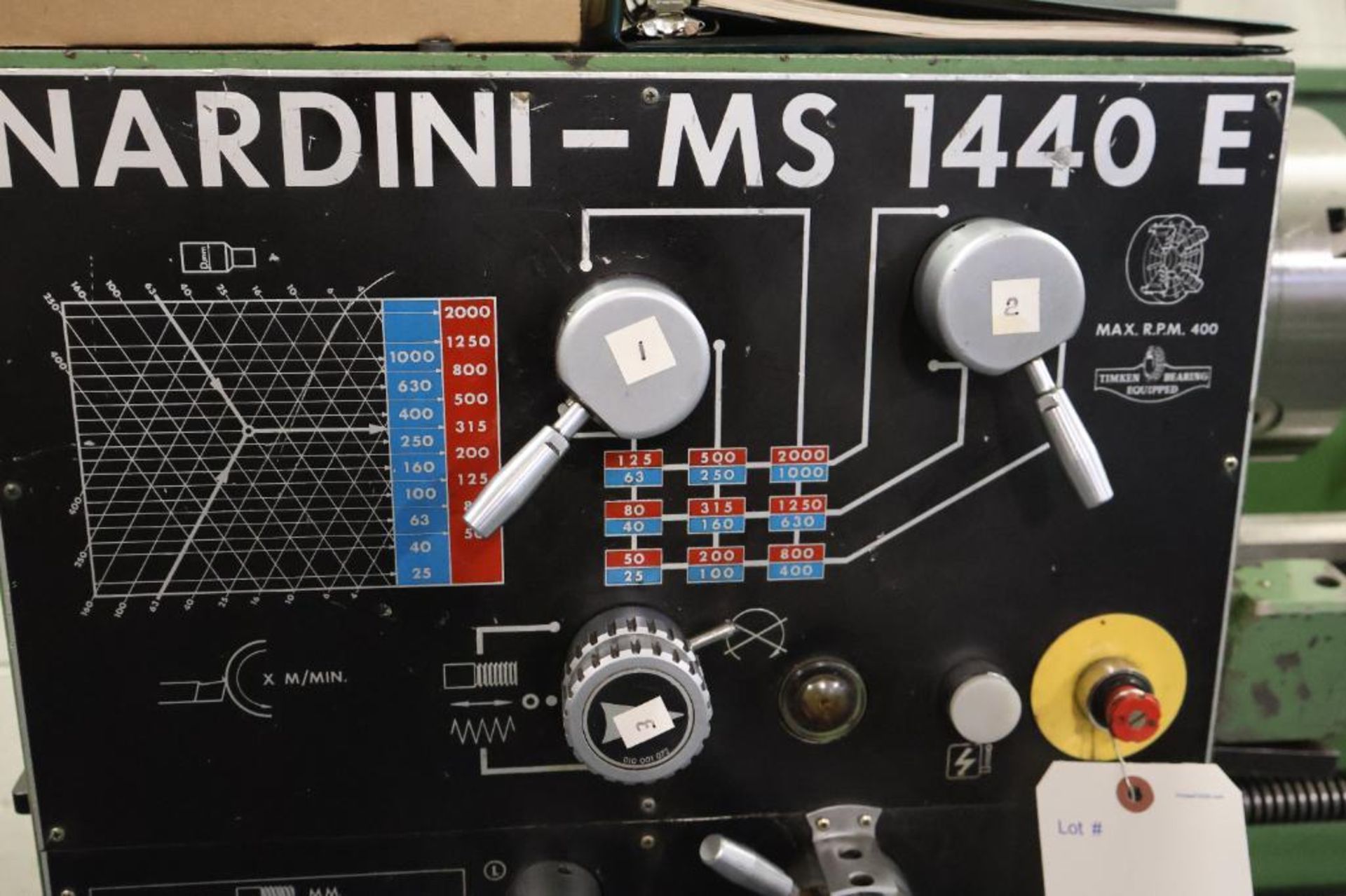 Nardini MS 1440 E engine lathe - Image 10 of 22