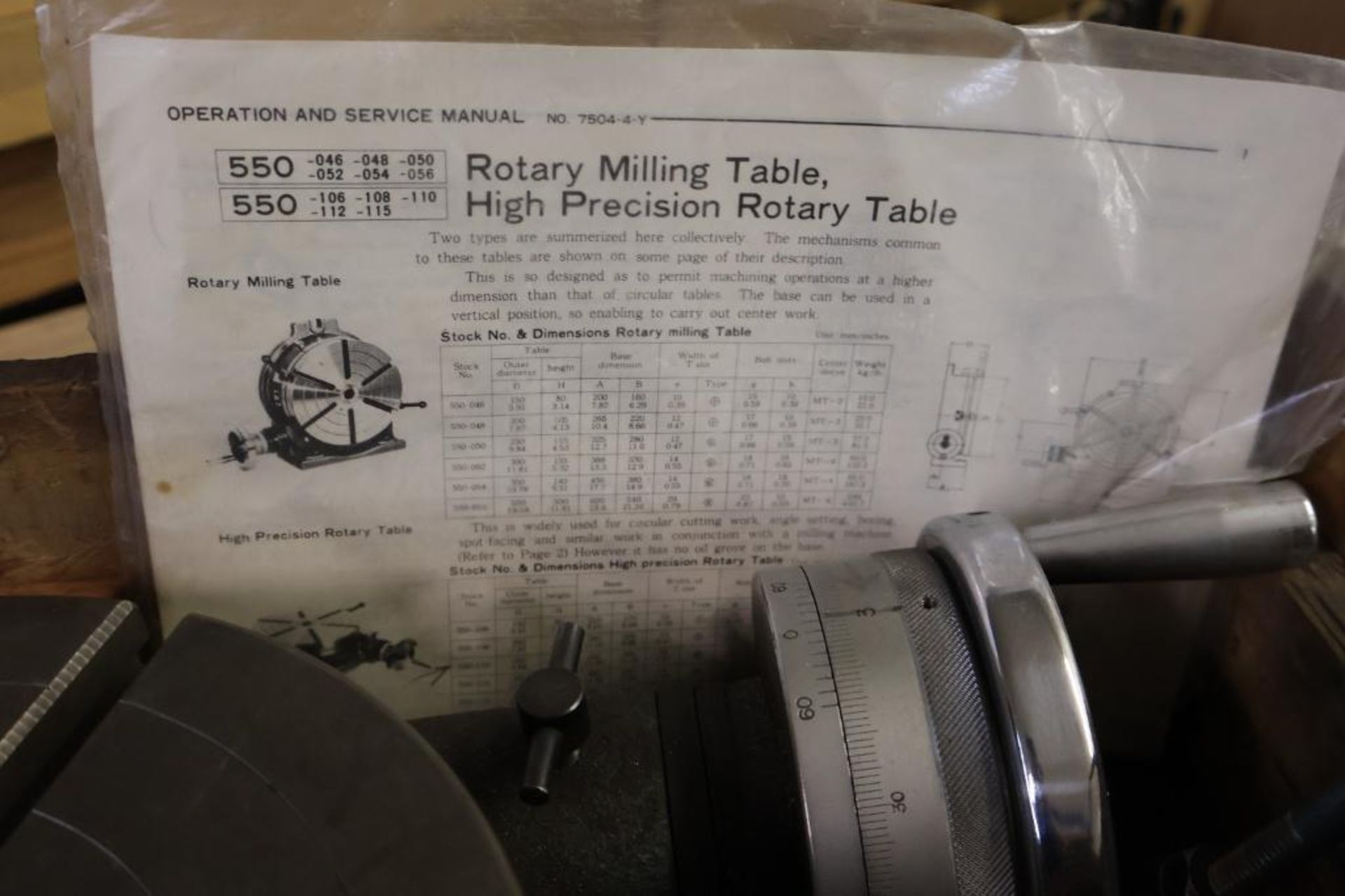 Yuasa 550-110 10" rotary table - Image 4 of 6