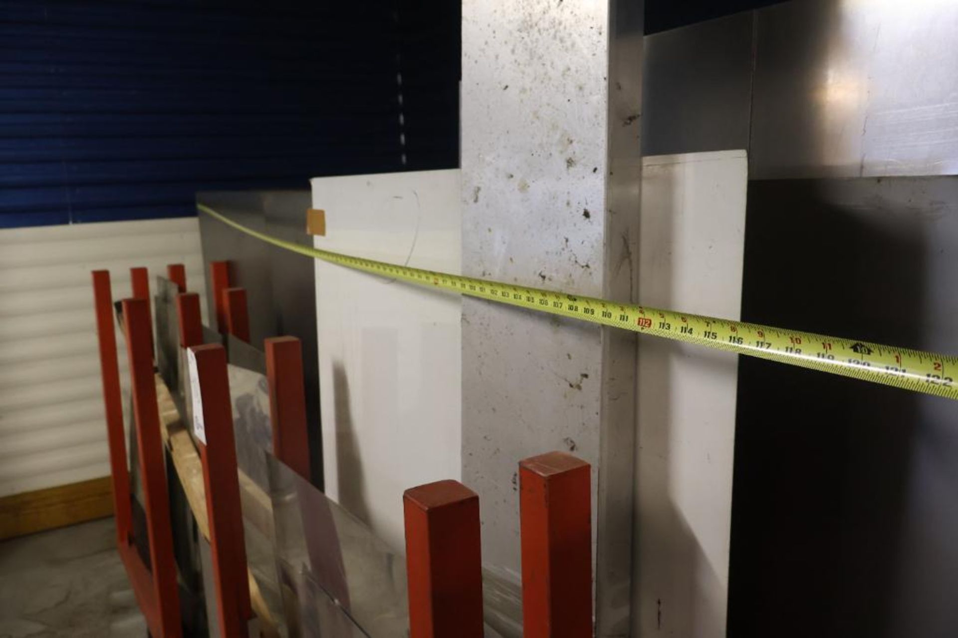 Metal Filer Rack Sheet metal rack w/ contents