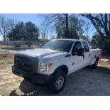 2014 FORD F-250 pickup truck with service body - has engine issues - 329,542 miles showing -
