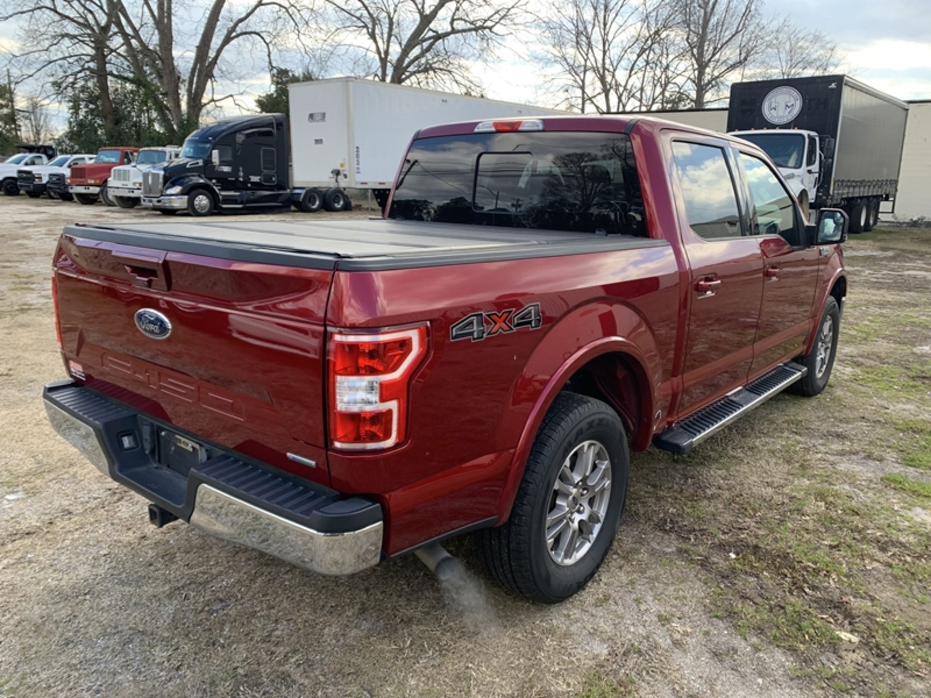 2019 FORD F150 Lariat, crew cab, 4WD, 2.7L, V6, bed cover - 87,890 miles showing - - Image 3 of 7